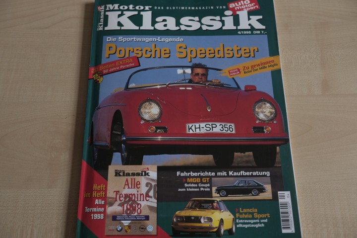 Deckblatt Motor Klassik (04/1998)